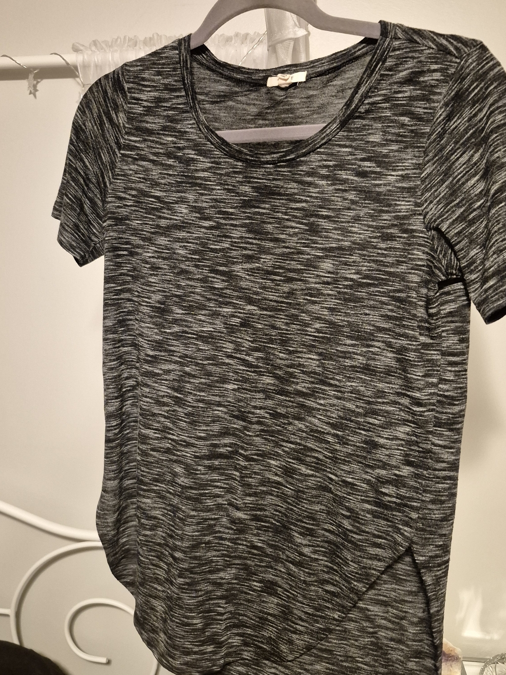 2/$15 Ardene Black Heather Short Sleeve Tee